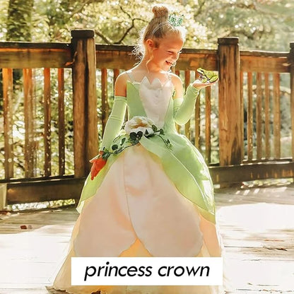 VELSCRUN Green Crystal Tiara Headband, Crowns for Women, Princess Girls Tiaras, Royal Queen Crown Princess Quinceanera Headpieces for Birthday Prom Bride Wedding Pageant Party Hair Band