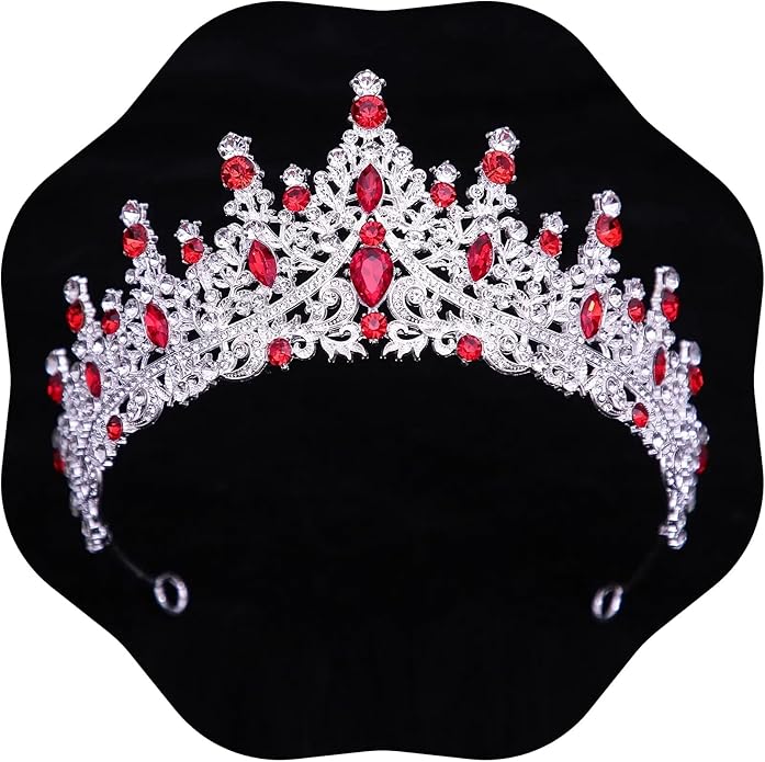Tiaras and Crowns for Women Crystal Princess Tiaras Rhinestone Queen Crowns For Wedding Bridal Birthday Prom Pageant Party (Tiara 100)