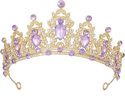 tiaras and crowns for women queen crowns for Women and Girls Crystal Princess Tiaras Rhinestone Tiaras For Wedding Bridal Birthday Prom Pageant Party