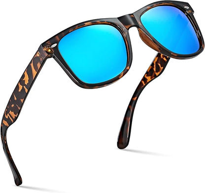 Retro Rewind Polarized Sunglasses for Men and Women - UV Protection Classic Sun Glasses