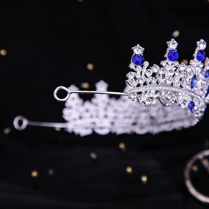 Tiaras and Crowns for Women Crystal Princess Tiaras Rhinestone Queen Crowns For Wedding Bridal Birthday Prom Pageant Party (Tiara 100)