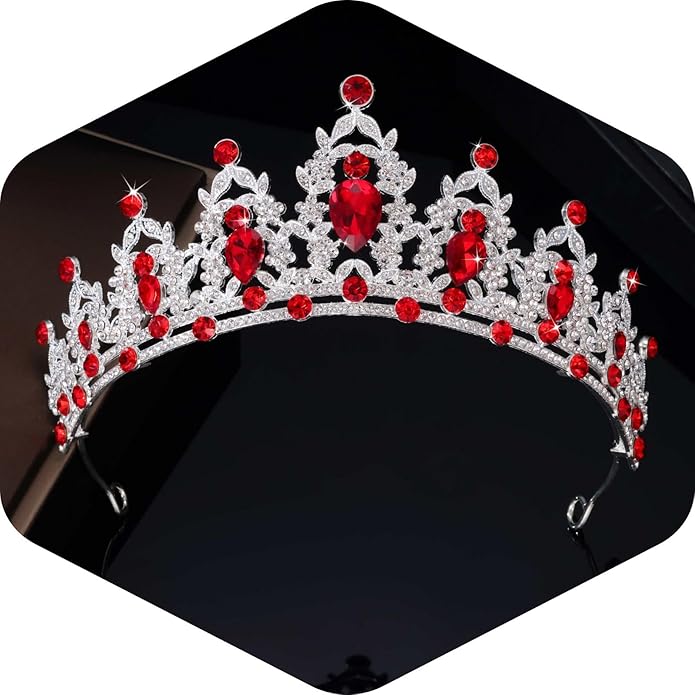 Kamirola - Queen Crown and Tiaras Princess Crown for Women and Girls Crystal Headbands for Bridal, Princess for Wedding and Party（01）