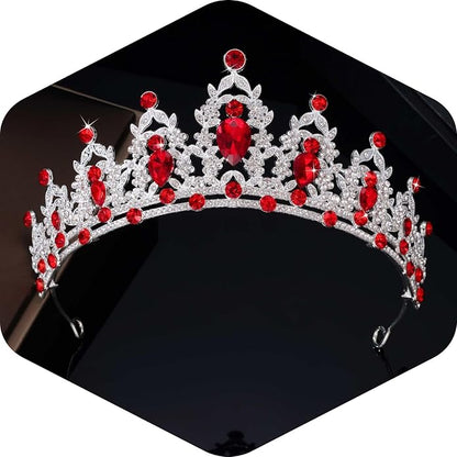 Kamirola - Queen Crown and Tiaras Princess Crown for Women and Girls Crystal Headbands for Bridal, Princess for Wedding and Party（01）