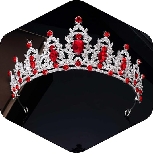 Kamirola - Queen Crown and Tiaras Princess Crown for Women and Girls Crystal Headbands for Bridal, Princess for Wedding and Party（01）
