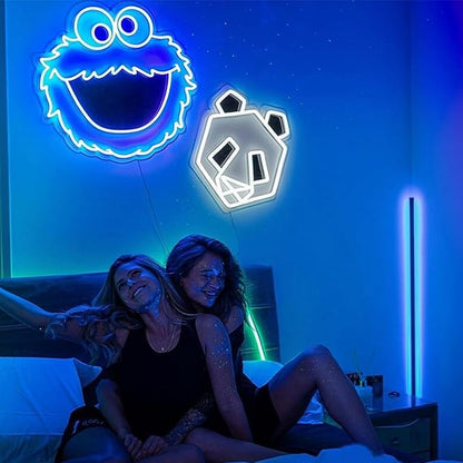 YSMNDE Custom Neon Signs, Dimmer Custom LED Signs for Wall, Personalized Neon Sign for Wedding Birthday Party Home Wall Decor Business Shop Name (Optional 20" to 55")