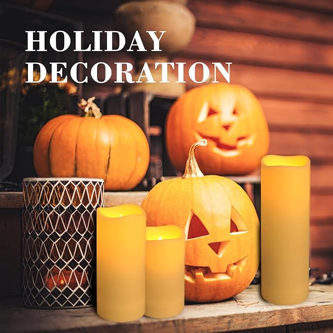 96 Packs Flameless Led Candles, Battery Candles,Simulate Flame,Waterproof Outdoor Indoor Candles -Key Remotes and Cycling 24 Hours Timer for Wedding,Halloween,