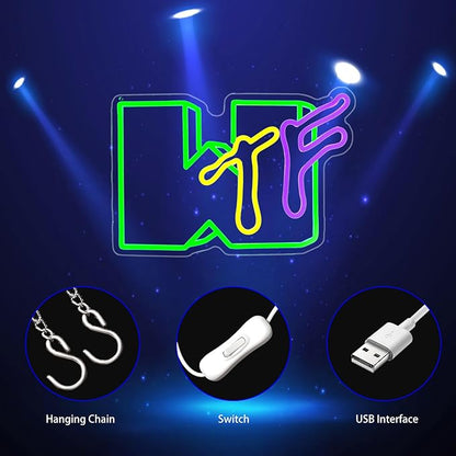 Neon Sign, Neon Signs for Wall Decor LED Light Up Signs Home Decor for Gaming Room Bedroom Club Party Bar Shop USB Operated