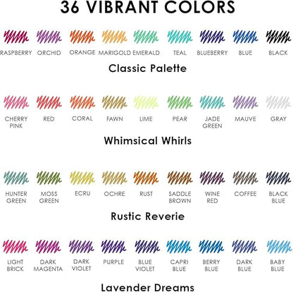 Grabie Erasable Gel Pens, Medium Point 0.7 mm Erasable Pens, Make Mistakes Disappear for Drawing Writing Planner, Pack of 9 Assorted Colors(Lavender Dreams)