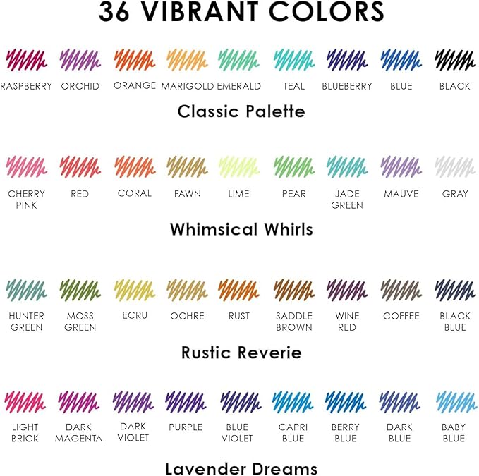 Grabie Erasable Gel Pens, Medium Point 0.7 mm Erasable Pens, Make Mistakes Disappear for Drawing Writing Planner, Pack of 9 Assorted Colors(Rustic Reverie)