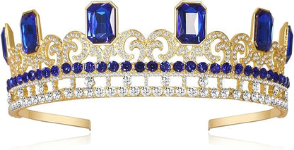 Audrey Descendant Crown,Princess Gold Crown,Halloween costume crown Birthday Party Gifts for Her