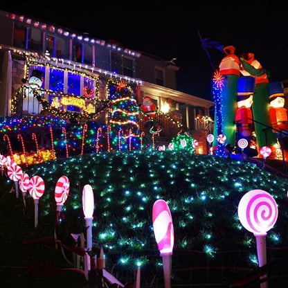 TW SHINE Color Changing Christmas Lights, 66 FT 200 LED RGB Halloween Lights Outdoor with Remote Waterproof for Indoor Xmas Tree Party Wedding Decorations