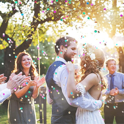 8 PCS Confetti Poppers Cannons for Wedding Birthday Graduation Baby Shower Fun Party Supplies Decorations and Favors
