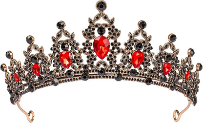Crystal Tiaras and Crowns for Women - Wedding and Birthday Party Princess Crown Hair Accessories For Wedding, Prom, Pageant Celebration Party A3