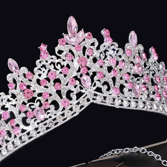 Kamirola Tiaras and Crowns for Women,Tiaras Earrings Necklace, Crystal Bridal Jewelry Set, Costume Party Halloween Prom Pageant Jewelry for Women TR80