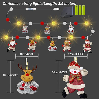 Christmas Decorations Battery USB Christmas Strip Lights