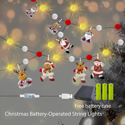 Christmas Decorations Battery USB Christmas Strip Lights