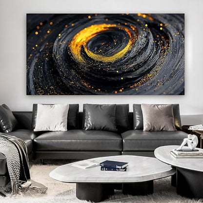 Abstract Wall Art Decor Wall Art Pictures for Living Room Abstract Canvas Art Wall Decor Large Black Gold Wall Art Prints Minimalist Oversized Modern Wall Art Artwork for Walls Office Home Decor 29" X 58"