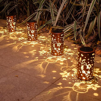 Christmas Gifts for Women, 2 Pack Solar Lanterns Outdoor Waterproof Hummingbirds Birthday Gifts for Women Mom Grandma Garden Decor Hanging LED Decorative Light for Patio Yard Lawn Gardening Gifts