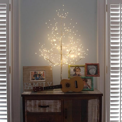 3 Ft Gold Fairy Light Tree Room Décor Home Décor Artificial Tree, 270 Warm White LED Lights
