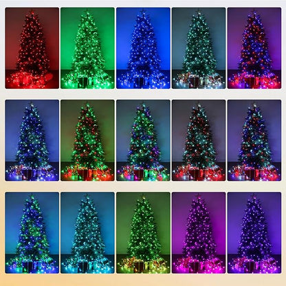 Joomer Color Changing Christmas String Lights, 279FT 800 LED 17 Colors LED String Lights Outdoor Fairy Twinkle Tree Lights with Remote Timer Plug in for Room Indoor Wedding Party Christmas Decorations
