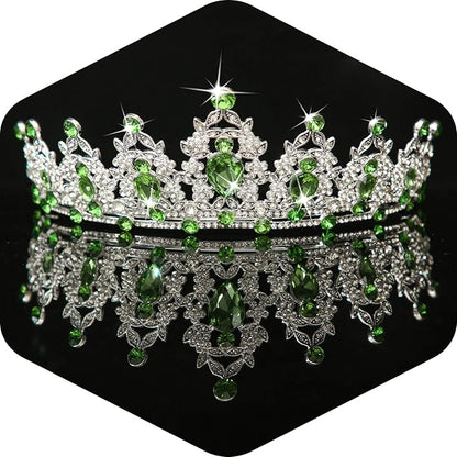 Kamirola - Queen Crown and Tiaras Princess Crown for Women and Girls Crystal Headbands for Bridal, Princess for Wedding and Party（01）