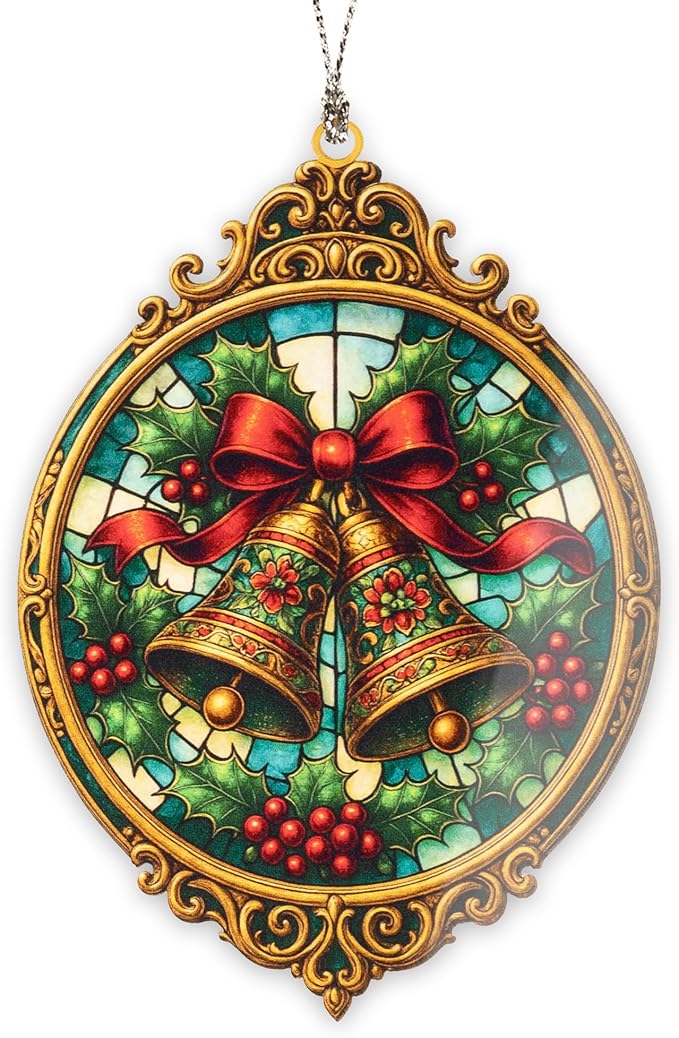 Funny Christmas old world christmas ornaments 2025 - christmas tree ornaments - vintage christmas ornaments - christmas ornaments - bell ornaments - Christmas Decoration