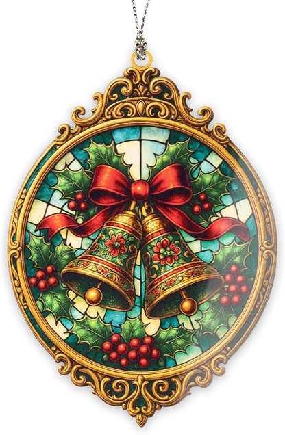 Funny Christmas old world christmas ornaments 2025 - christmas tree ornaments - vintage christmas ornaments - christmas ornaments - bell ornaments - Christmas Decoration