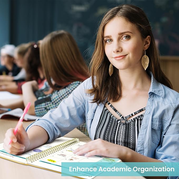 Monthly Planner 2026-2027, 2 Year Months Calendar Planner 2026-2027, Runs from January 2026 - Decembe 2027, 7" x 10", 24 Months, Perfect for School Office Home Planning - Yellow