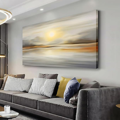 VHMING Abstract Canvas Wall Art Seascape Canvas Printing Abstract Art Wall Decor Artwork for Living Room Bedroom Dining Room Home Office Decor 20x40inch