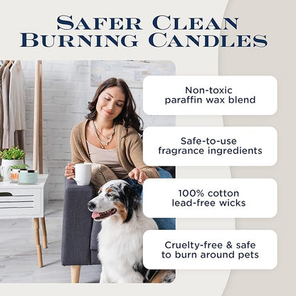 HomeWorx by SLATKIN + CO. Candle- Chocolate Birthday Cake, 18 oz. Premium Scented Candle - 30-55 Hours Burn Time
