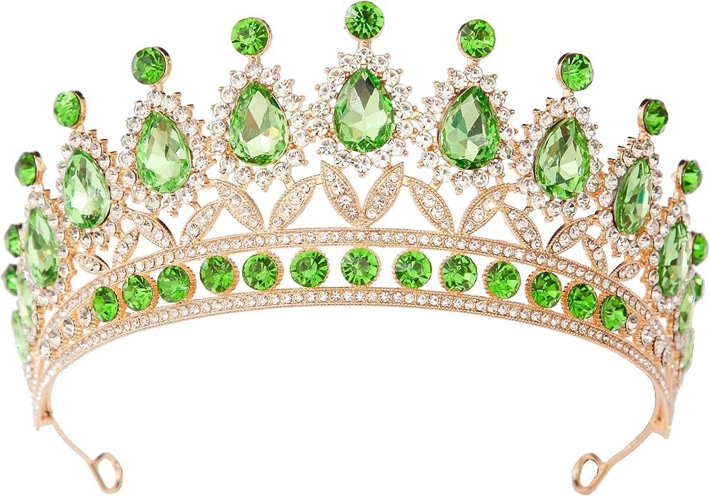 Kamirola Tiaras Princess Crown for Women and Girls Crystal Headbands for Bridal, Princess for Wedding and Party(TR21)