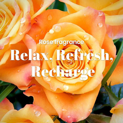 Rose Scented Soy Candles Non Toxic - Fall Decor Aromatherapy Candle | Luxury Fragrance Oil | 50-Hour Burn Time | Eco Lead-Free Wick | for Home Birthday Christmas Gifts for Women Mom