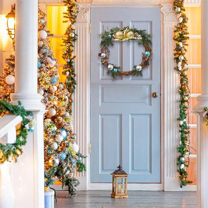 Janinka 9 Pcs Grapevine Garland Natural Grape Vine Wreath for Crafts DIY Twig Garland Rattan Hanging Vine Wreath for Wedding Christmas House Holiday Door Vase Wall Home Decor
