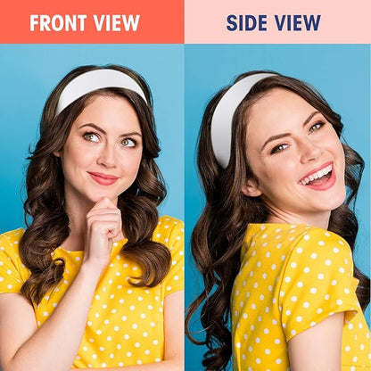 Hotop 20 Pcs Sport Stretchy Headbands for Girls Women Non Slip Soft Fabric Elastic Headband Bulk for Yoga DIY Team Gifts
