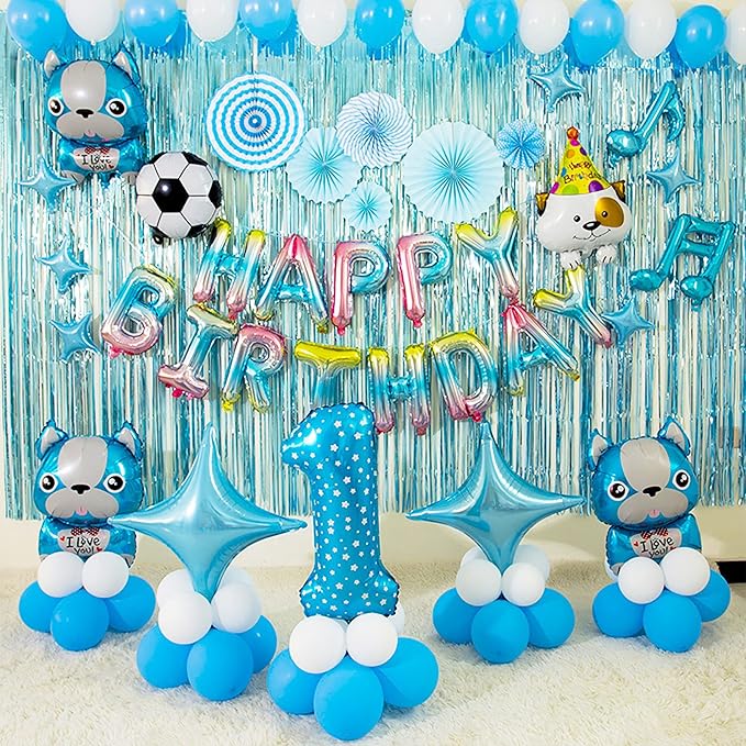 2 Pcs Light Blue Metallic Tinsel Foil Fringe Curtains Backdrop, 3.28 ft x 6.56 ft Streamers for Birthday Wedding Engagement Bachelorette Party Photo Booth Bridal Shower Baby Shower Decoration Supplies
