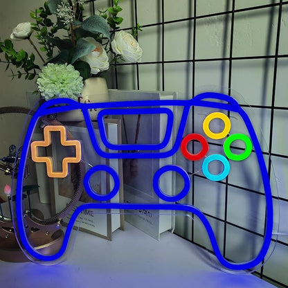 Gamer Neon Sign,Lightup Signs for Gamer Zone Video Room Bedroom Wall Art Decor,USB Powered,Gamer Best Gifts for Teens, Boys, Kids.