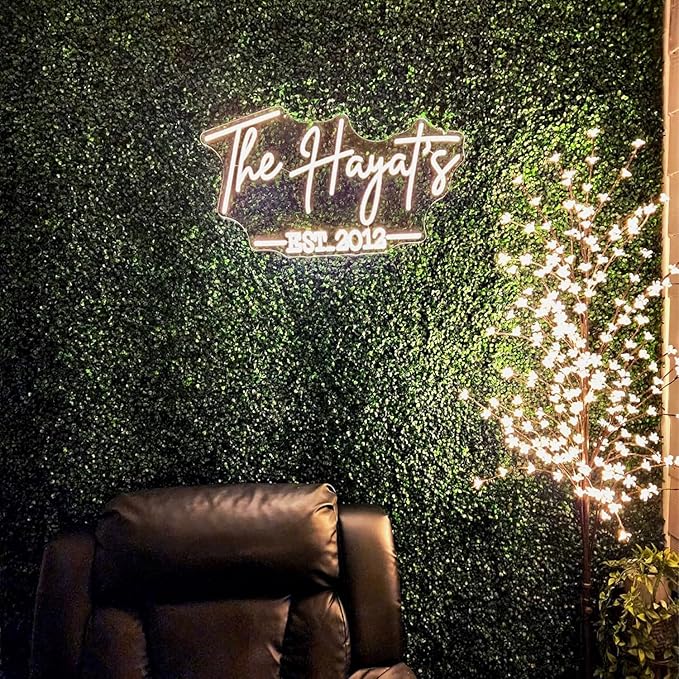 Custom Neon Sign, Handmade Personalized Neon Lights for Wall Décor, Bedroom, Birthday, Wedding Party, Bar, Shop Logo, Custom LED Neon Signs Gifts for Girlfriend Family