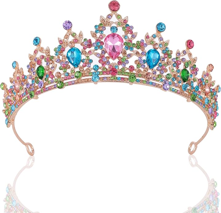 Kamirola - Queen Crown and Tiaras Princess Crown for Women and Girls Crystal Headbands for Bridal, Princess for Wedding and Party（01）