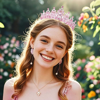 Kamirola - Queen Crown and Tiaras Princess Crown for Women and Girls Crystal Headbands for Bridal, Princess for Wedding and Party（01）