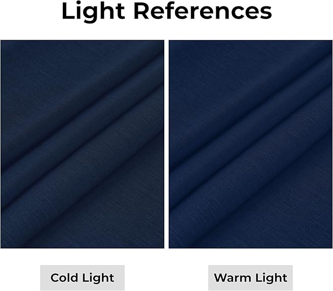 D'Moksha Homes Linen Navy Blue Table Runner 90 Inches Long - Classic Hemstitch 100% Pure Linen Dining Table Runner 14 x 90 Inch for Winter, Christmas, Holiday