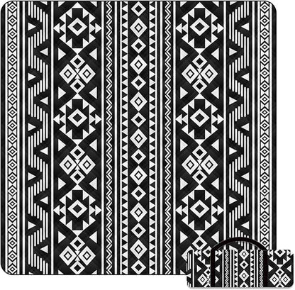 80"x60" Waterproof Picnic Blanket Large Outdoor Camping Blanket Foldable Picnic Camping Blanket Thicker Machine Washable Picnic Mat Portable Wearable for Picnics, Camping
