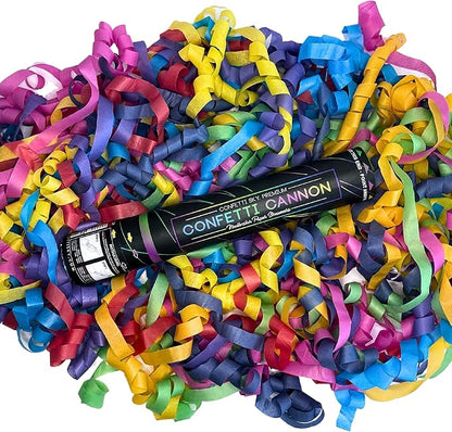 Confetti Sky [6 Pack] 12 Inch Confetti Cannons | Multicolor Streamers Poppers for Wedding Celebration, Birthday Party, Pranks, Graduation, Christmas Eve and New Year Celebration