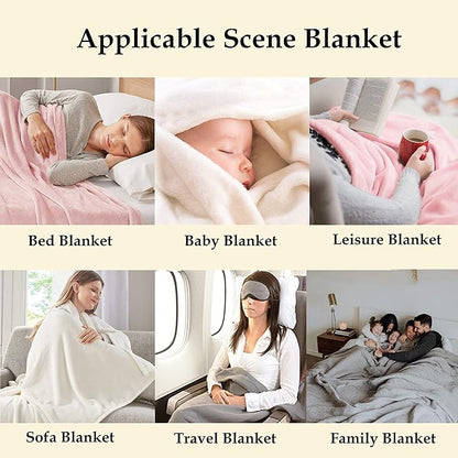 Just A Girl Who Loves Monkeys Blanket Lightweight Cozy Flannel Fleece Throw Blanket Best Gift Home Decor for Bed Couch Outdoor Camping 120"x90" King for Family