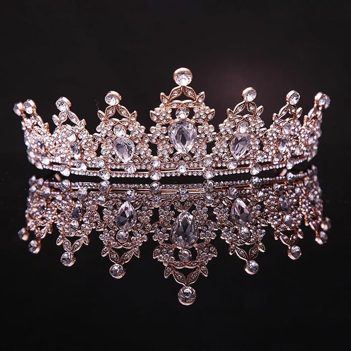 Kamirola - Queen Crown and Tiaras Princess Crown for Women and Girls Crystal Headbands for Bridal, Princess for Wedding and Party（01）