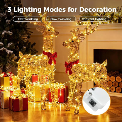 litogo 24 Pack 7FT 20 LED Fairy Lights Battery Operated, 3 Lighting Modes, Bulk Mini Twinkle String Lights Waterproof Silver Wire for Weddings Mason Jars Party Christmas Decorations-Warm White