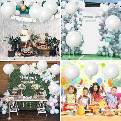 9PCS Golf Balloons - 18Inch Sports Aluminum Foil Balloons for Golf Themed Party Hole In One Birthday Sports Graduation Party Supplies