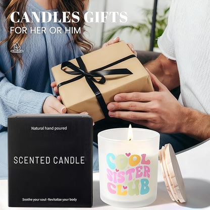 Cookie Scented Soy Candles Non Toxic - Fall Decor Aromatherapy Candle | Luxury Fragrance Oil | 50-Hour Burn Time | Eco Lead-Free Wick | for Home Birthday Christmas Gifts for Women Mom