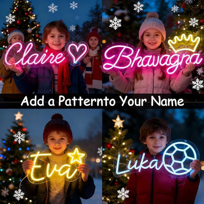 Custom Neon Signs for Wall Decor Personalized Large Pink Néon Led Light Signs Aesthetic Room Bedroom Decoration Wedding Birthday Make Your Own Kit