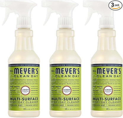 MRS. MEYER'S CLEAN DAY All-Purpose Cleaner Spray, Cruelty Free Formula, Lemon Verbena, 16 fl. oz - Pack of 3