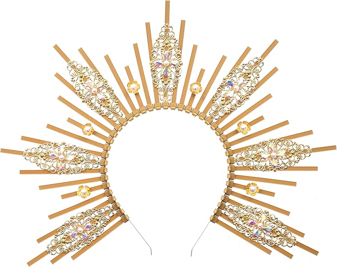 Bubbmi Women Halo Goddess Headband Costume Masquerade Headwear